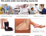 VitalSox Extra Wide Diabetic & Lymphedema Compression Socks for Ultimate Comfort and Support