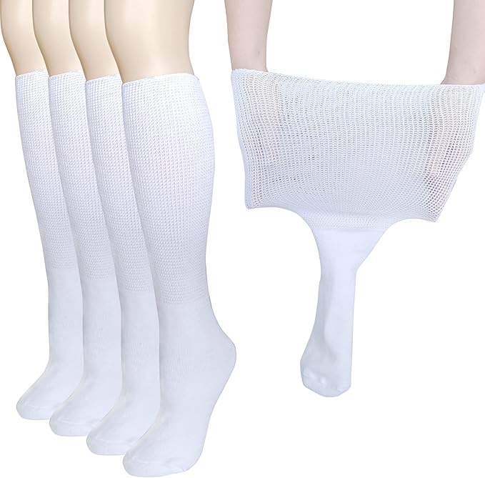 VitalSox Extra Wide Diabetic & Lymphedema Compression Socks for Ultimate Comfort and Support