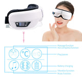 Bluetooth Eye Massage Device - Air Pressure, Vibration & Warm Compression for Relaxation & Stress Relief