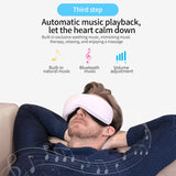 Bluetooth Eye Massage Device - Air Pressure, Vibration & Warm Compression for Relaxation & Stress Relief