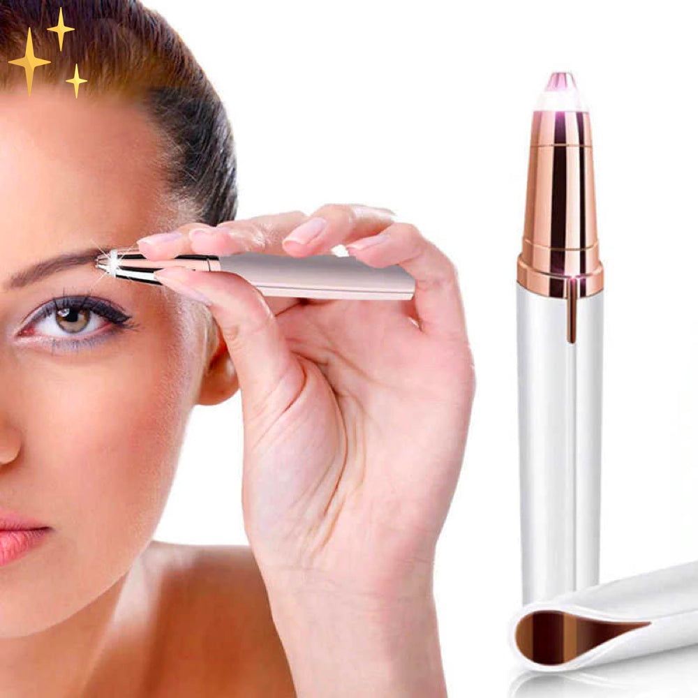 Quick & Painless Eyebrow Trimmer and Epilator - Precision Hair Removal Tool for Perfect Brows