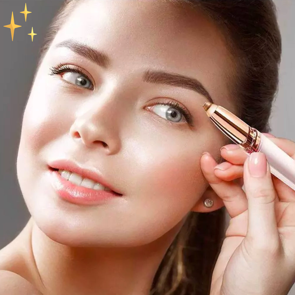 Quick & Painless Eyebrow Trimmer and Epilator - Precision Hair Removal Tool for Perfect Brows
