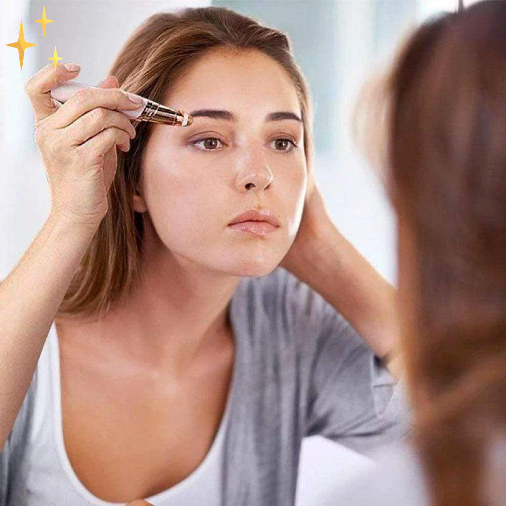 Quick & Painless Eyebrow Trimmer and Epilator - Precision Hair Removal Tool for Perfect Brows