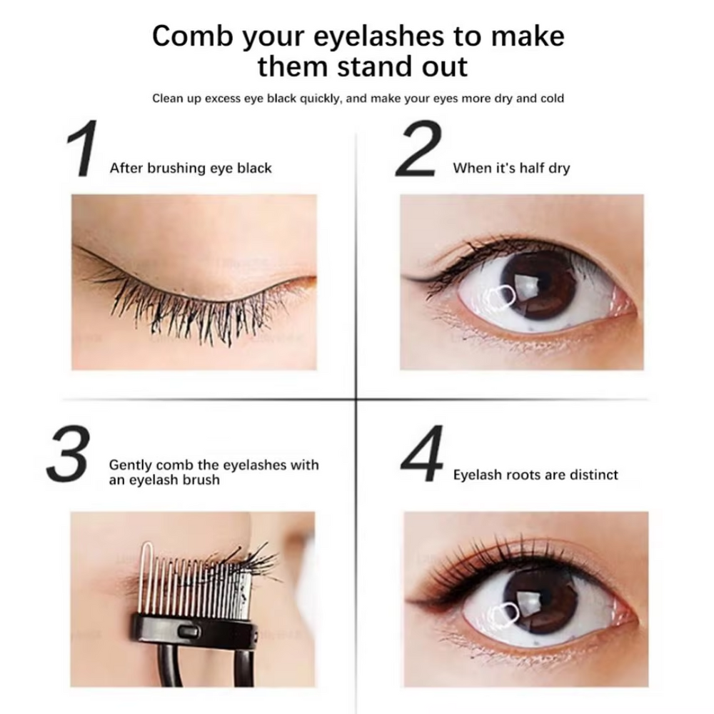 Professional Eyelash Comb & Separator - Precision Tool for Flawless Eyelashes & Clump-Free Application