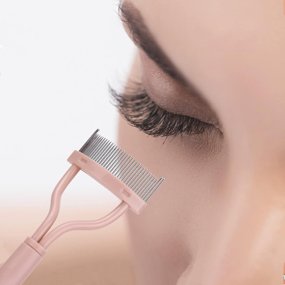 Professional Eyelash Comb & Separator - Precision Tool for Flawless Eyelashes & Clump-Free Application