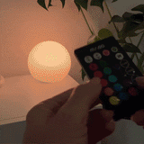 Outdoor LED Ball Light – 16 Colors, IP65 Waterproof & Cordless Remote Control