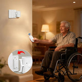 Wireless Remote Light Switch – 433MHz 1.5km Range, USB Rechargeable & Adhesive Mount