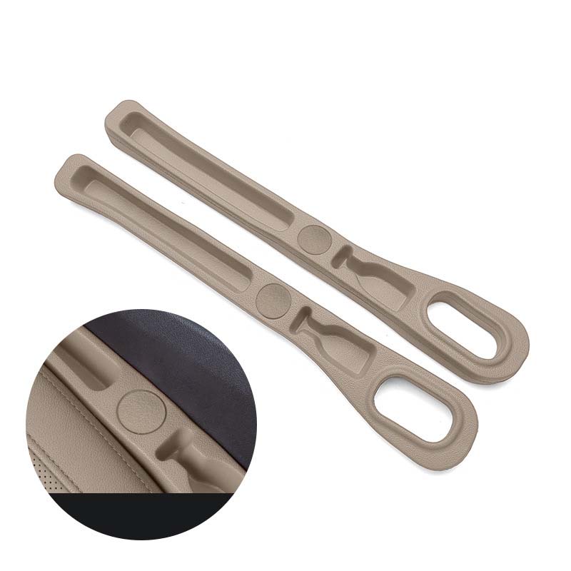 Car Seat Gap Filler with Storage – PU Leather, Phone & Key Pockets, Universal Fit