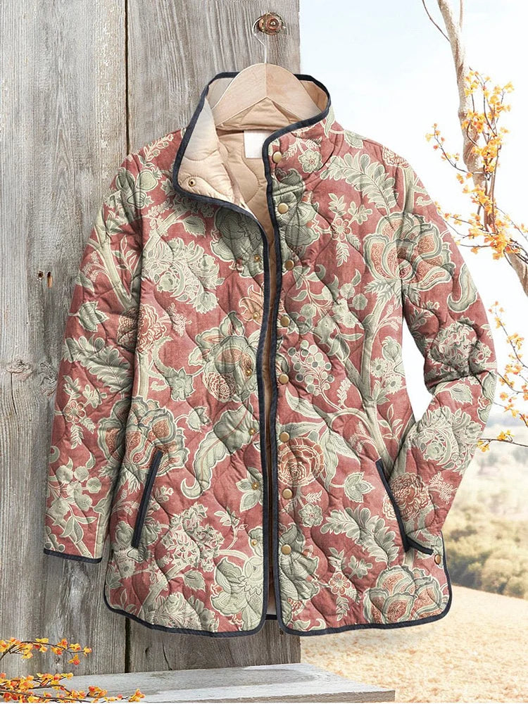 Enhanced Product Title: Damen Vintage Blumenmuster Steppjacke – Casual, Leichte Jacke für Frühling und Herbst

This title includes relevant keywords while maintaining clarity and appeal for potential buyers.