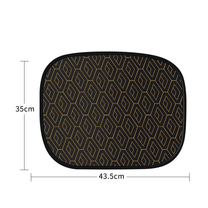 Car Sunshade Set – UV Protection, Static Cling & 4-Piece Universal Fit