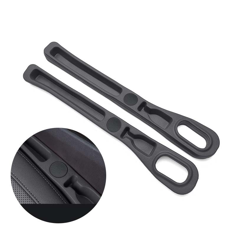 Car Seat Gap Filler with Storage – PU Leather, Phone & Key Pockets, Universal Fit