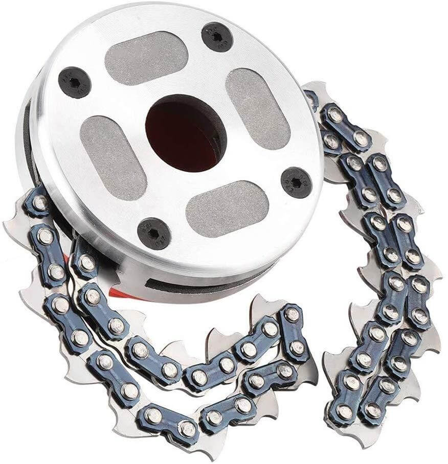 Metal Chain Brush Cutter Head – Universal Fit, Stainless Steel & 33.5cm Replacement
