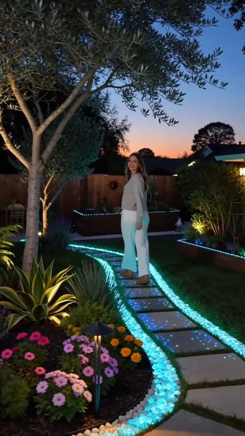 Glow-in-the-Dark Garden Pebbles – Solar-Charged Resin, 10-Hour Glow, Garden & Aquarium Safe