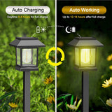Solar Garden Path Light – Warm White LED, Up to 10 Hours & Dusk-to-Dawn