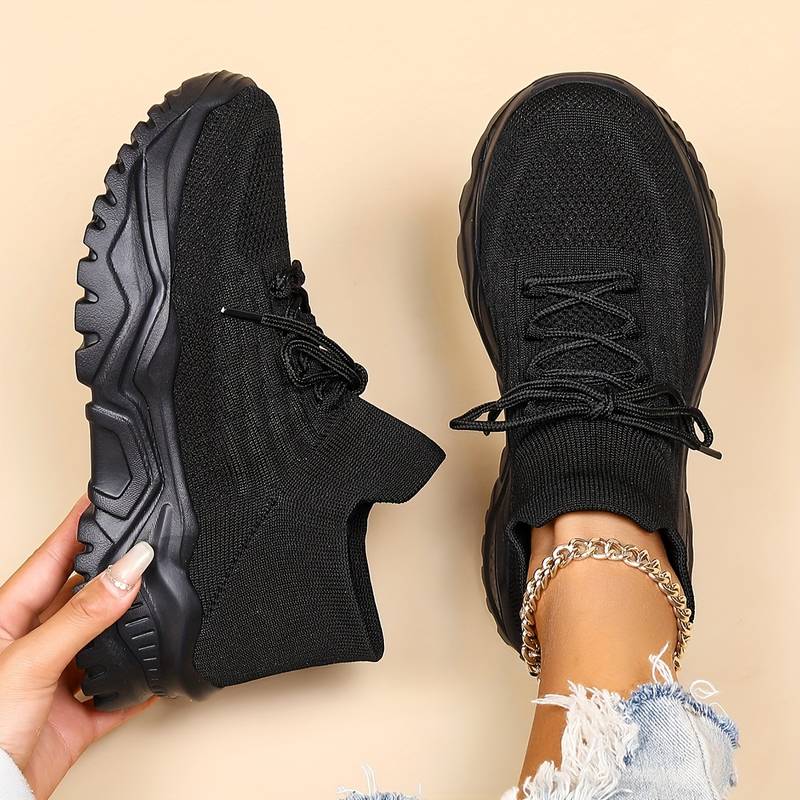 Elena Orthopedic Sneakers - Black