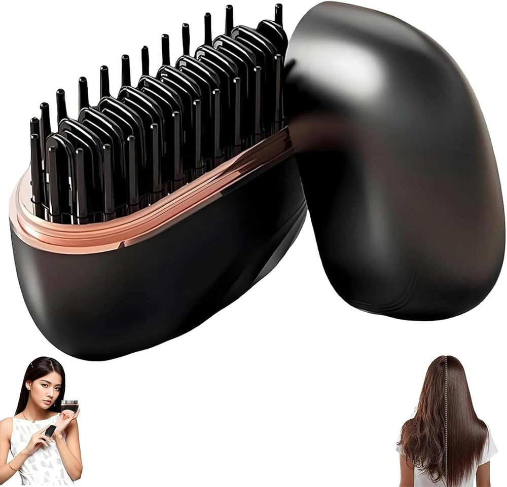 Optimized Product Title: Kabellose Elektrische Glättbürste mit 3 Hitzestufen – Perfekte Haarstyling-Lösung für Glattes und Glänzendes Haar