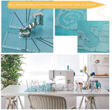 Free-Motion Quilting Stencil Set – 11 Acrylic Templates & Machine Guide