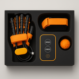 Hand Rehabilitation Trainer Glove – Pneumatic Finger Exercise, 5 Force Levels & 2400mAh Rechargeable