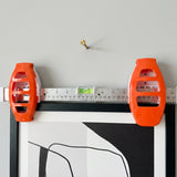 Picture Hanging Tool with Level & Ruler – Marking Pins, ABS, 48cm