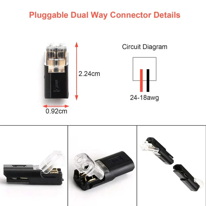 Optimized Product Title: "50-teiliges Set 2-polige Schnellverbinder für Kabel – Kein Abisolieren erforderlich – Einfache Verbindungstechnik" 

This title includes relevant keywords while clearly describing the product's features and benefits, making it mo