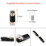Optimized Product Title: "50-teiliges Set 2-polige Schnellverbinder für Kabel – Kein Abisolieren erforderlich – Einfache Verbindungstechnik" 

This title includes relevant keywords while clearly describing the product's features and benefits, making it mo