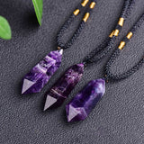 Natural Crystal Amethyst Healing Necklace – Lyra