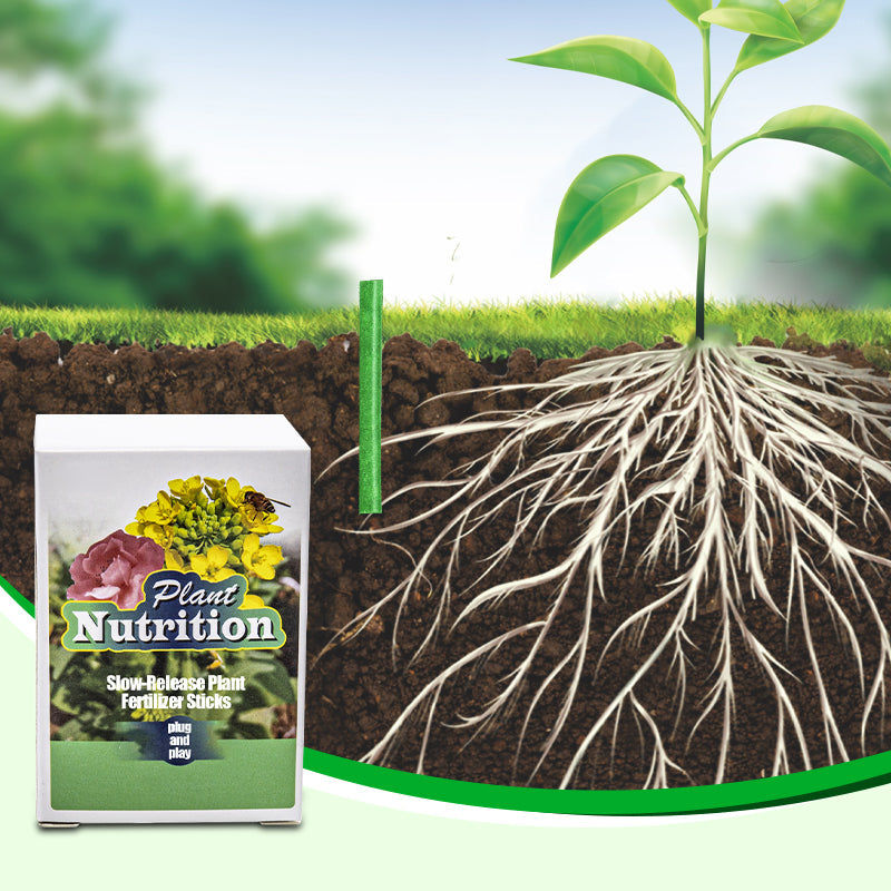 Houseplant Fertilizer Sticks – 18-Pack Slow-Release NPK, Water-Activated for Potted Plants