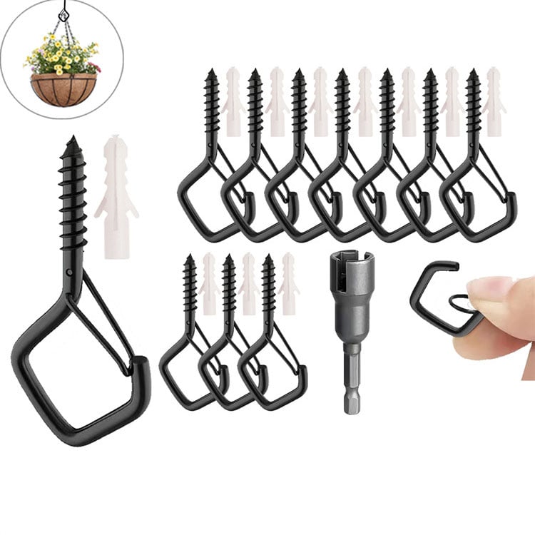 Stainless Steel S-Hooks – Safety Lock, Weatherproof & 20-Pack for String Lights