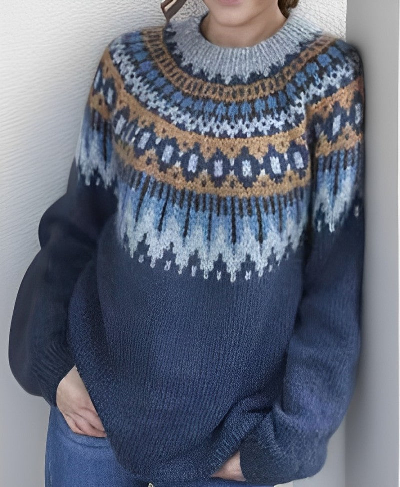 Aste Vintage Pullover – Gemütlicher & Stilvoller Damenpullover im Retro-Design