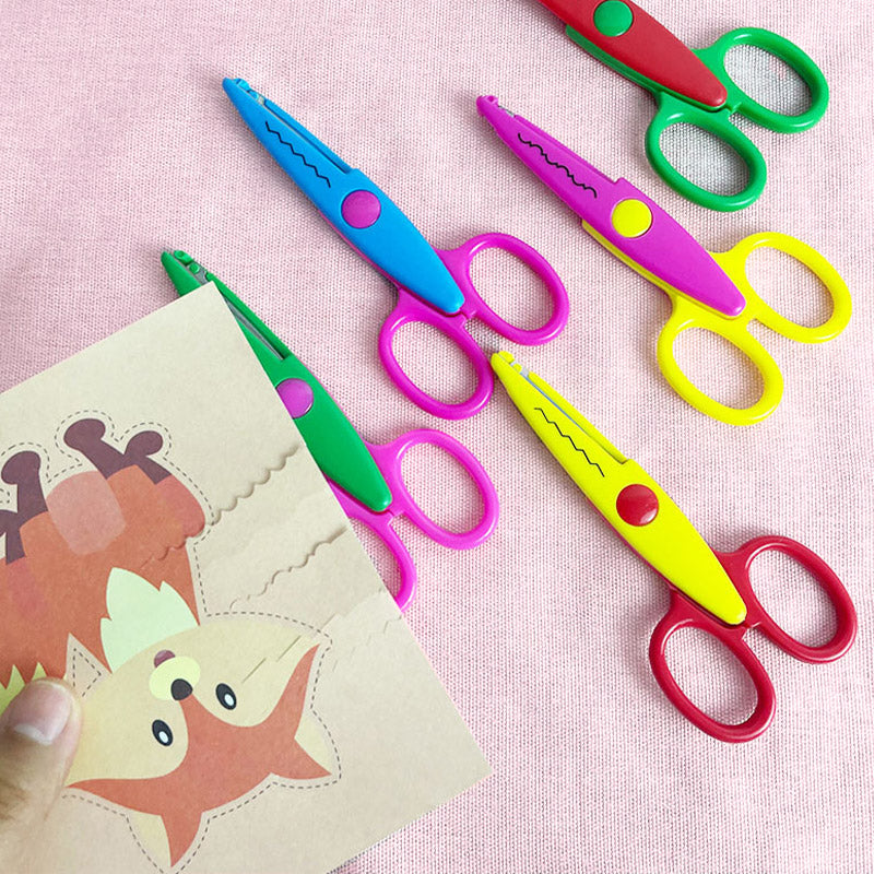 6-teiliges Musterscheren-Set für Kinder – Kreative Dekoschnitte für Bastelprojekte