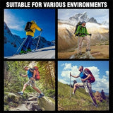 Adjustable Aluminum Trekking Pole – Built-In Survival Kit, EVA Grip & Extends to 105.9cm