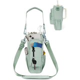 Insulated Water Bottle Sling Bag – Crossbody Strap, Zip Closure & 7 Colors