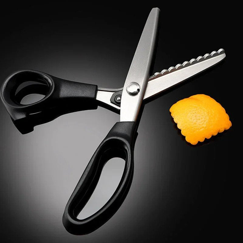 Pinking Shears – Zigzag Blade, High-Carbon Steel, 23.5cm for Fabric & Crafts