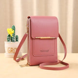 Touchscreen Phone Crossbody Bag – Waterproof Window, Anti-Theft, Adjustable Strap