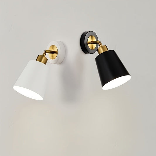 Wall Sconce Light – Metal Finish, Adjustable Design & Living Room Style