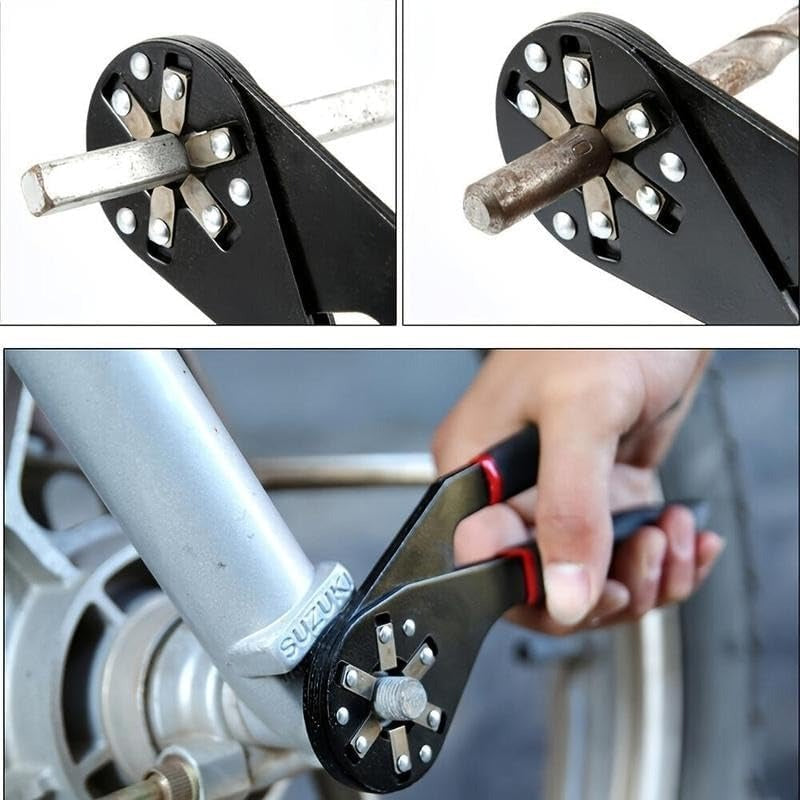 Universal Wrench – 6-Point Grip, 7–14mm Adjustable & Hardened Steel