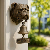 Kalsten | Welcome Bell Shepherd Bronze – Elegant Wall Bell with German Shepherd Design