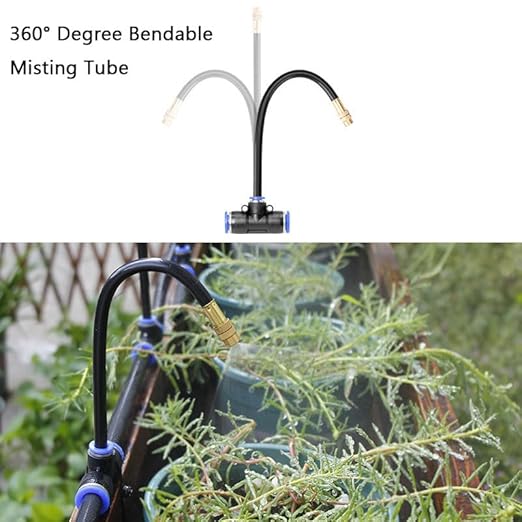 Drip Irrigation System – 360° Adjustable Sprayers, 12mm PE Tubing & 5-20m Lengths