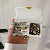 Mothers Day Jewelry Box Travel Organizer Case Snap Closure