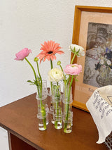 Noxord | Flexible Flower Vases with Hinges | Modern Glass Tube Vase