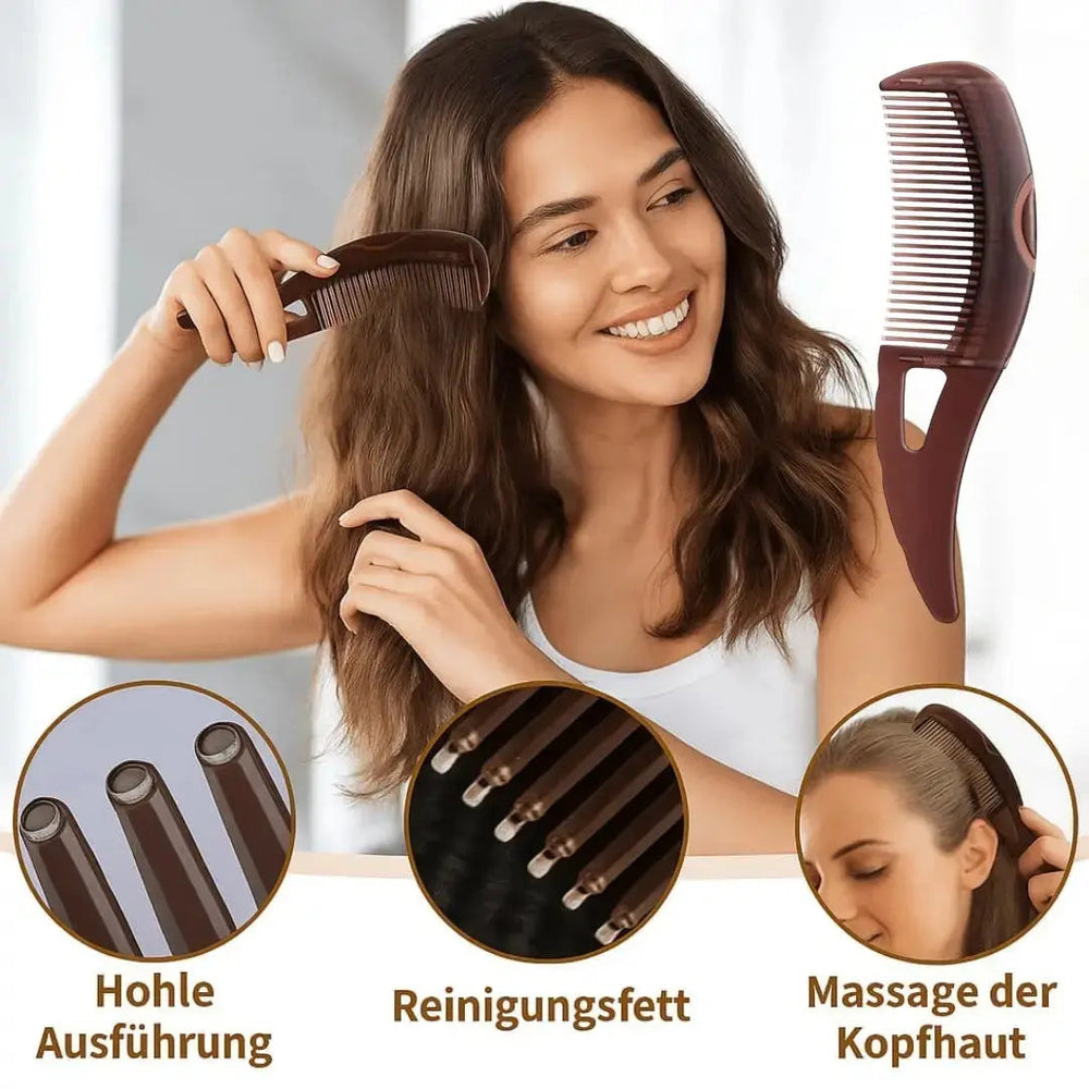 Scalp Massage Comb – Anti-Dandruff, Hollow Bristles & All Hair Types