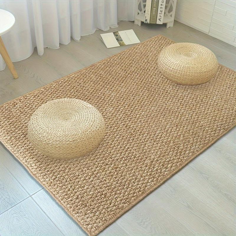 Jute-Look Doormat – Non-Slip Backing, 50×80cm & Machine Washable