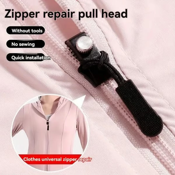 Enhanced Product Title: **Reißverschluss-Ersatzzipper Set – 6 Stück, Einfache Anwendung ohne Nähen – Ideal für Reparaturen und DIY-Projekte** 

This title includes relevant keywords while providing more context about the product's features and benefits, m