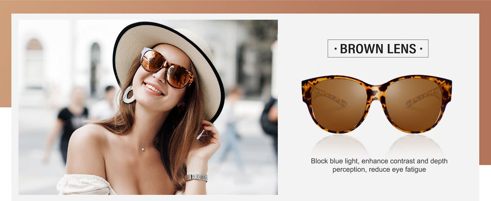 Cat-Eye Sunglasses – Polarized UV400 Lenses, Lightweight Frame & 9 Colors