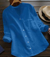 Isla – Women's Long-Sleeve Linen Shirt