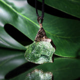 Lyra – Natural Moldavite Necklace