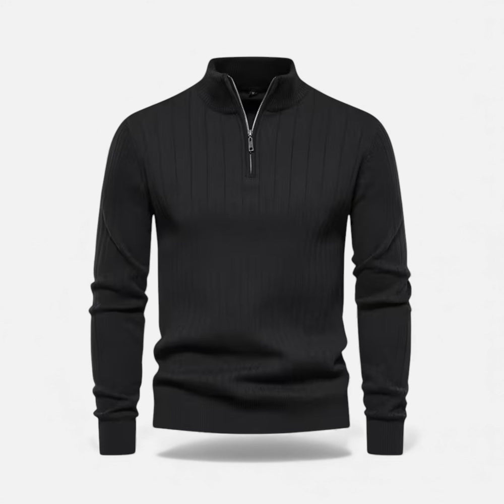 Men's zip-up cardigan, view 1