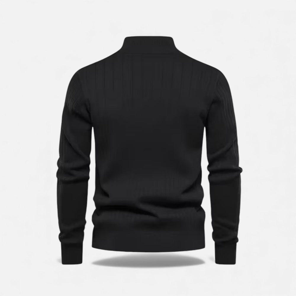 Men's zip-up cardigan, view 4