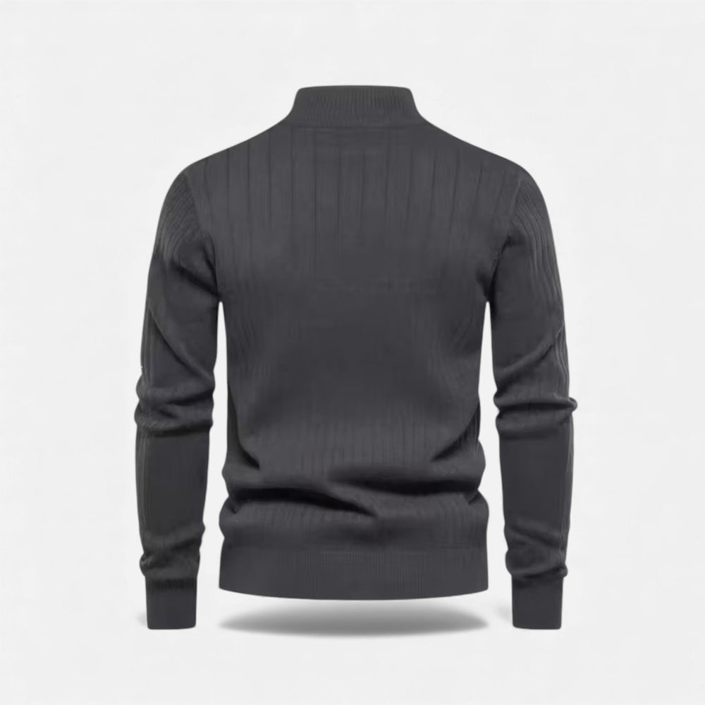 Men's zip-up cardigan, view 6