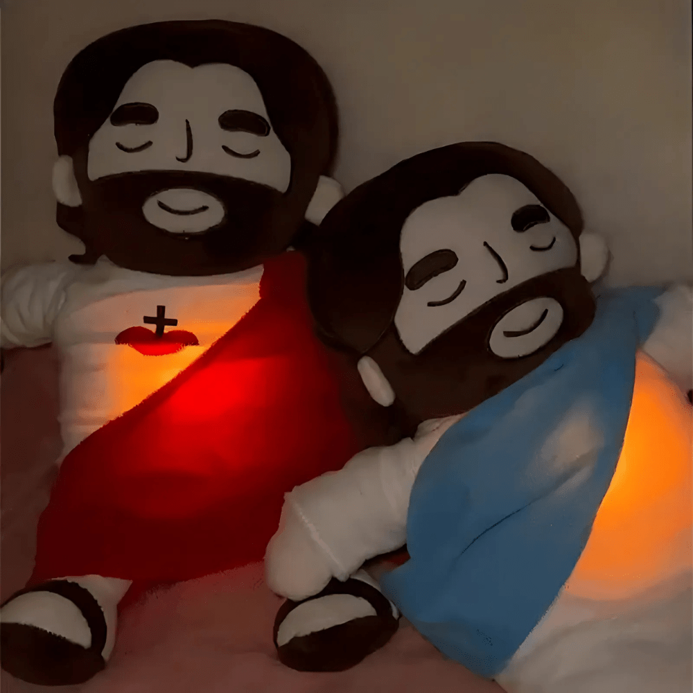 FAITHREST Jesus Plush Toy - Soothing Comfort for Peaceful Sleep | Ideal for Kids & Nursery Decor